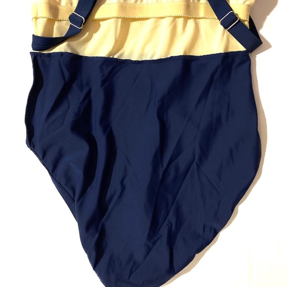 NWOT Denim & Co. Beach V-Neck Wrap Front Swim Dress - Picture 12 of 13